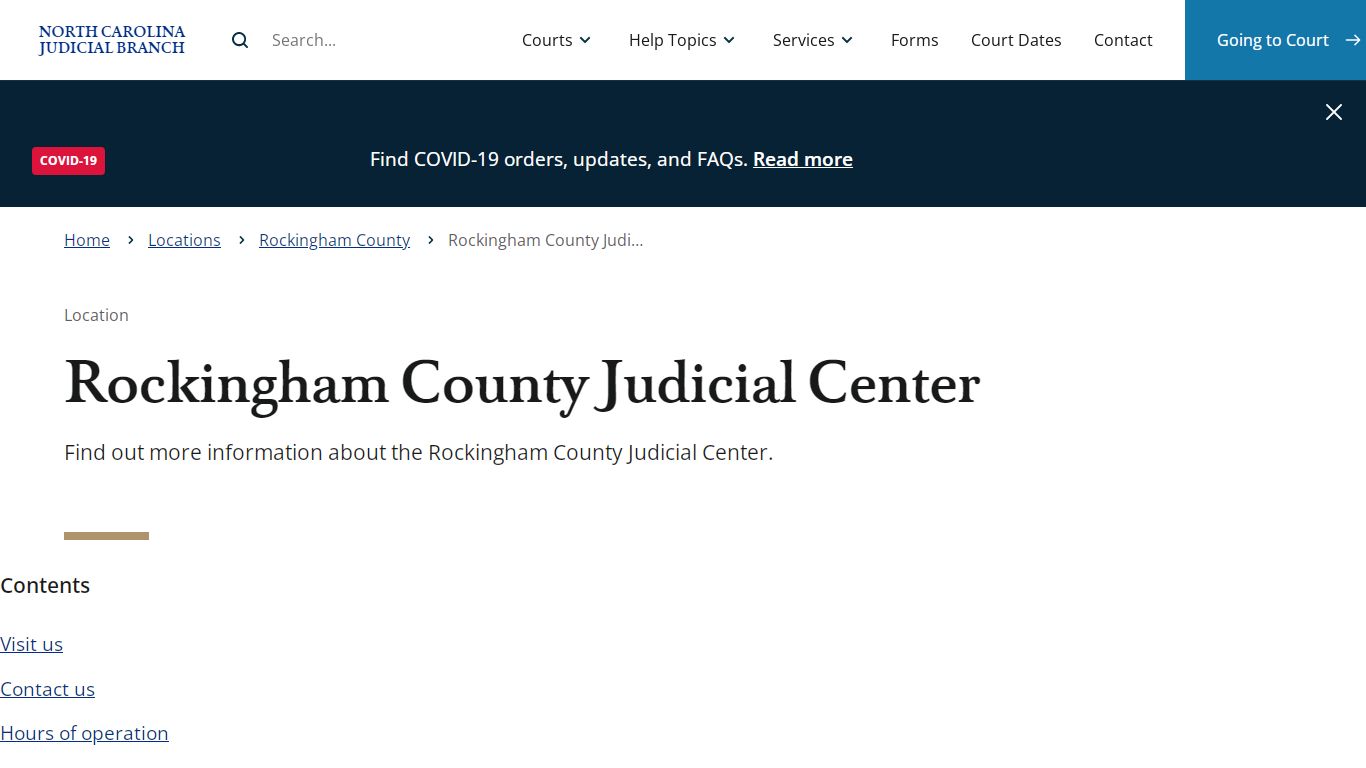 Rockingham County Judicial Center | North Carolina ...